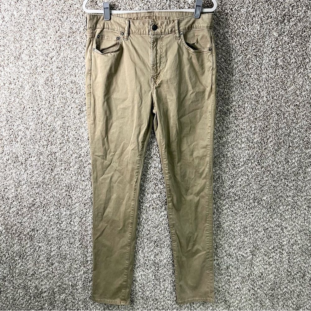 American Eagle Pants Men’s 34x34 Flex Slim Khaki‎